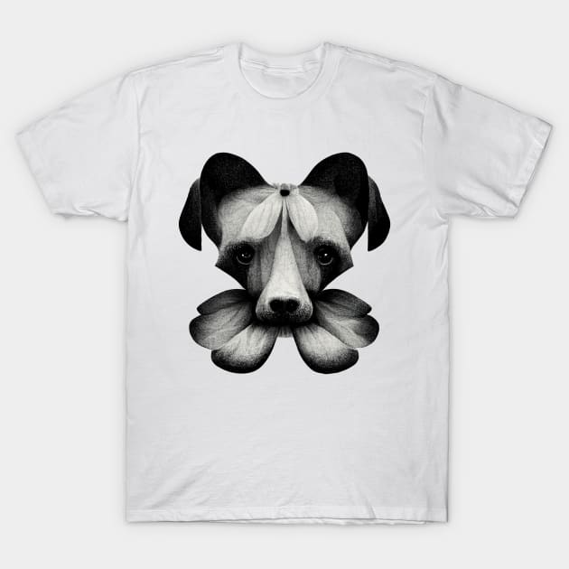 Flowering Dog Series T-Shirt by JulenDesign